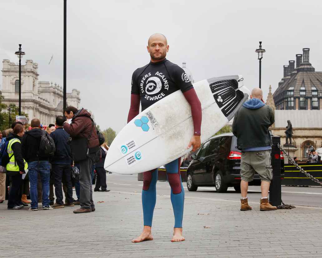 Hugo Tagholm, chief executive of Surfers Against Sewage. Image copyright Andy Hughes