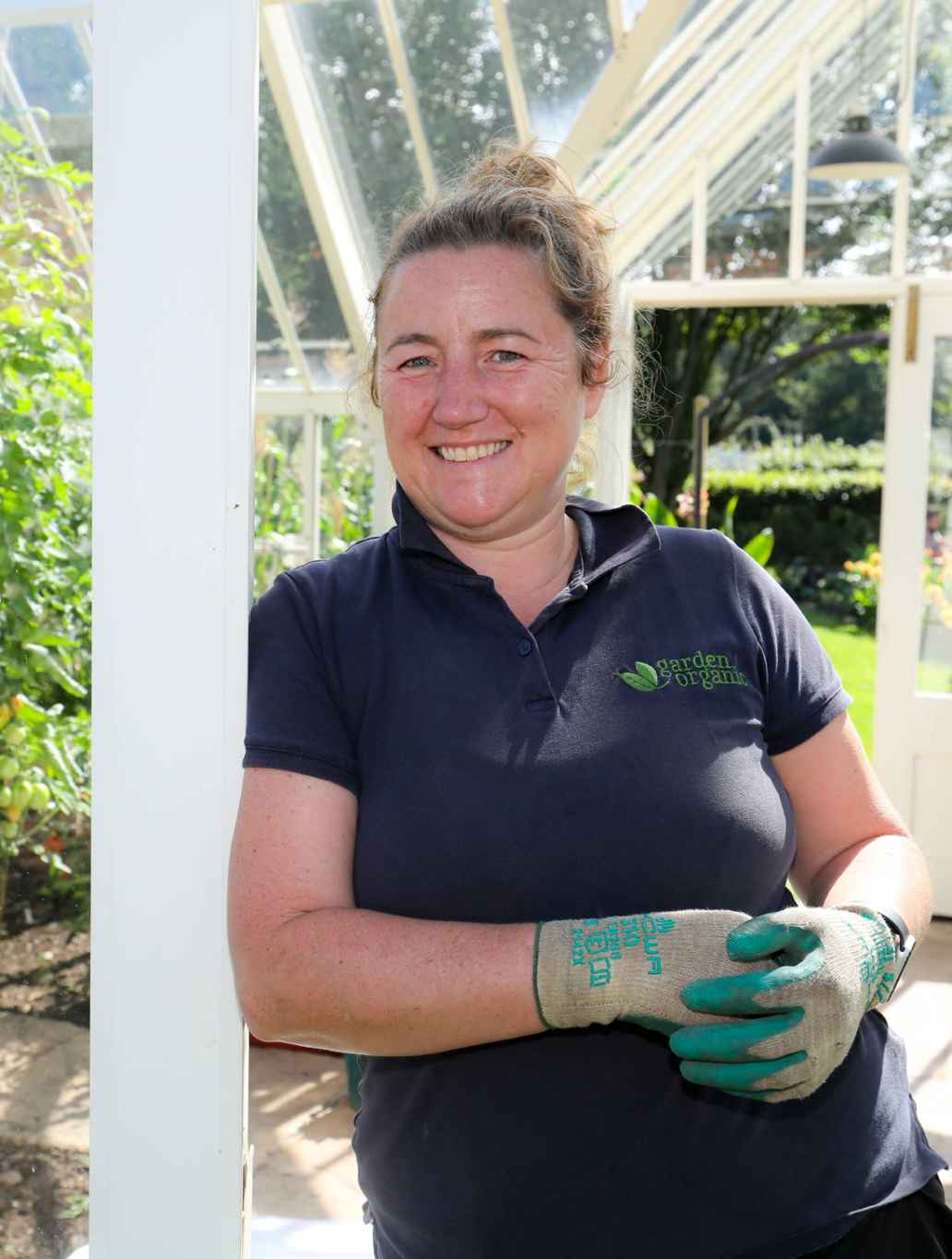 Emma O’Neill, head gardener at Garden Organic